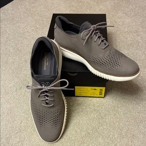NWT Cole Haan 2 Zerogrand LSR Wing Ironstone Nubuck Men's shoes